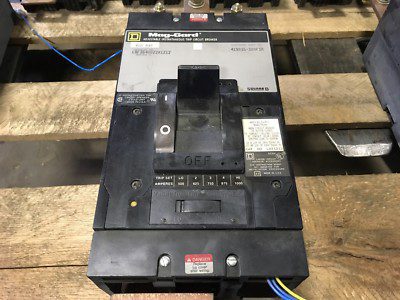 Square -D circuit breaker, #LAF3640022M1212, 400amp, pre-owned, (DR-3200)