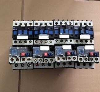 4-Telemecanique contactor #LP1D0910 w/LR2D13, 1-7.5hp, 24v, pre-owned, (EMN-49)
