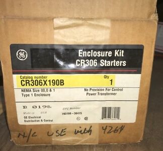 GE Enclosure Kit, #CR306X190B, NOS, (DR-4546)
