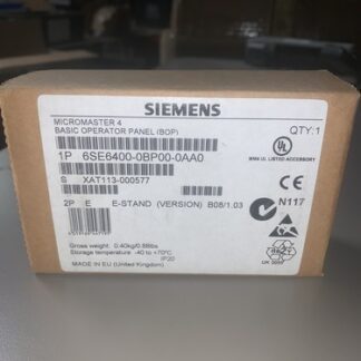 Siemens Control, #6SE6400-0BP00-0AA0, Free shipping to lower 48, new open box