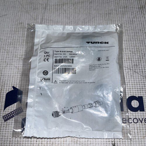 TURCK, #B 8151-0/PG9, New Open Box, KP-980