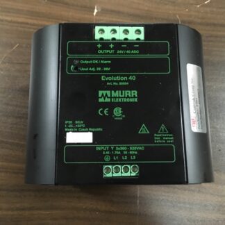 Murr Elektronik Evolution power supply, output 24V/40ADC, input Y 3x360-520vac