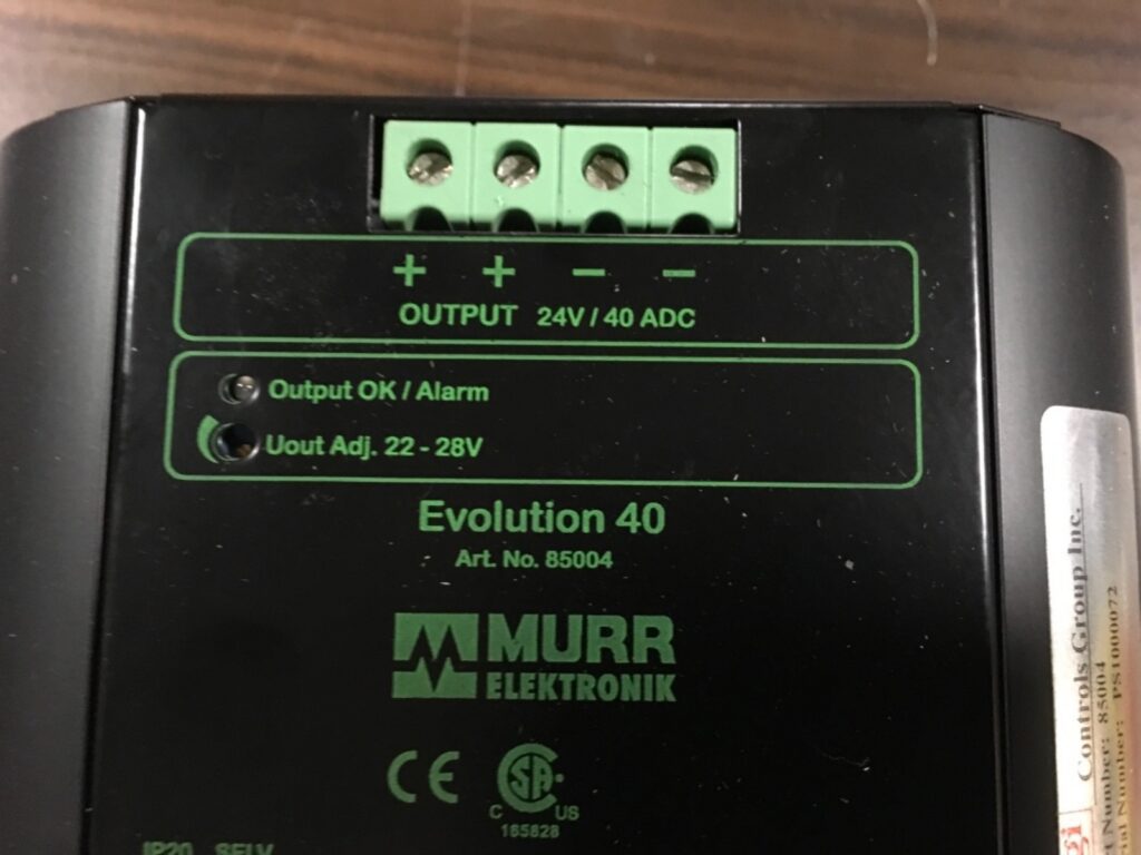 Murr Elektronik Evolution power supply, output 24V/40ADC, input Y 3x360-520vac - Image 2