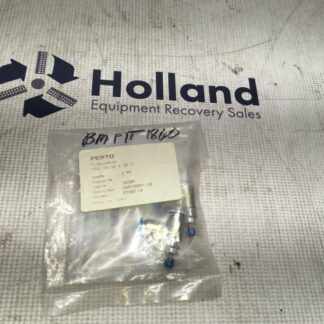 2-FESTO 1 way control valve, GRLA-1/8-QS-6-RS-D, NOS, LG-2832