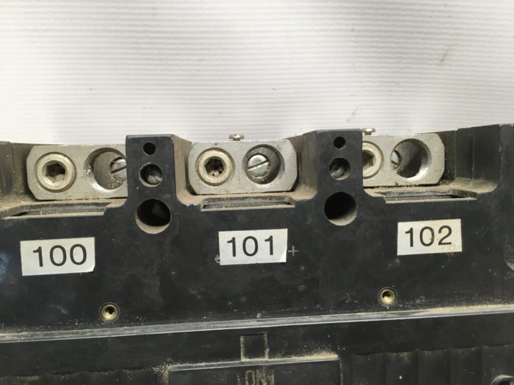 GE 400amp Circuit breaker frame, TJK436F000, pre-owned, (DR-77) - Image 3