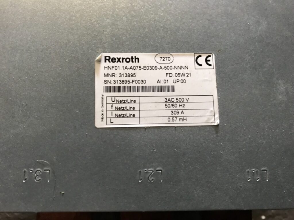 Rexroth Drive, #HNF01.1A-A075-E0309-A-500-NNNN, Free Shipping to lower 48!! - Image 2