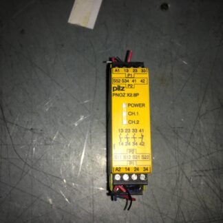 Pilz PNOZ X2.8P, safety relay, 24-240vac/dc, ADI-916