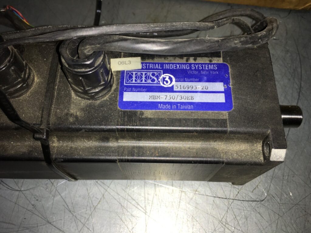 Industrial Indexing Systems Servo motor, MBM-750/30EB, ADI-922 - Image 2