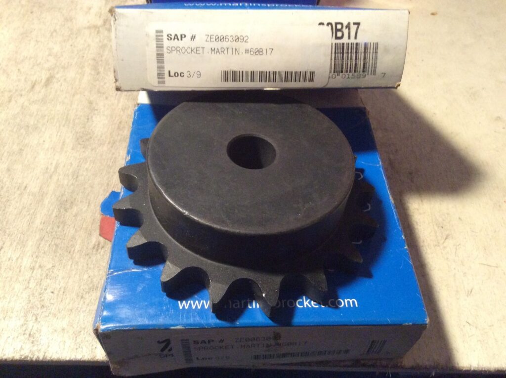 2-MARTIN sprocket #60B17, NOS, (JFK-378) - Image 3