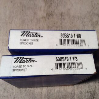 2-MARTIN sprocket #50BS19/ 1-1/8, NOS, (JFK-376)