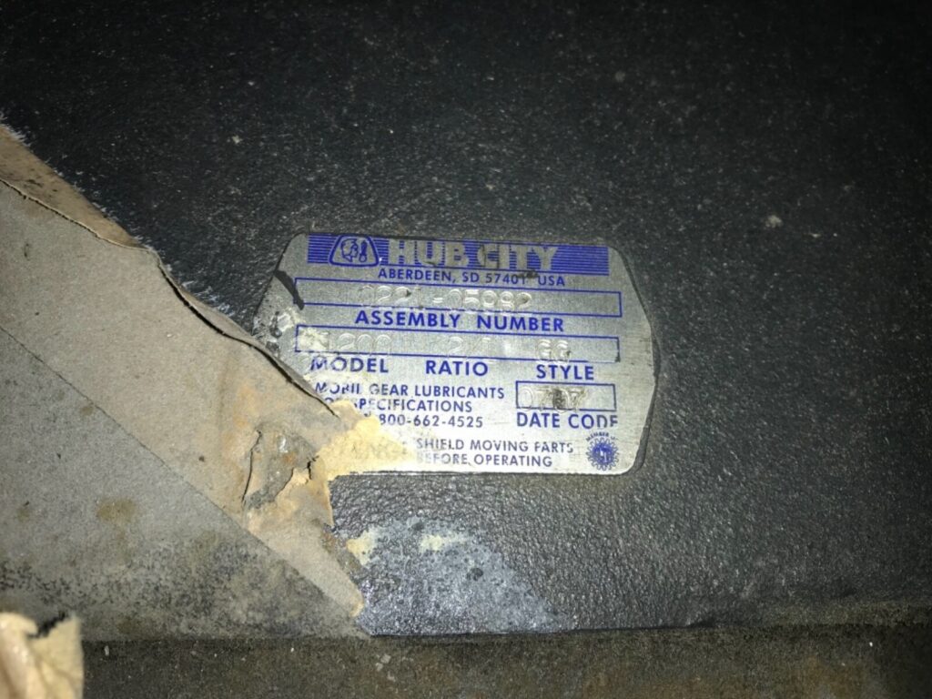 HUB City GearBox, #0221-05982, #1200, 2/1 ratio, pre-owned, (DR-4473) - Image 2
