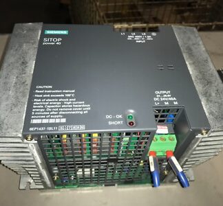 Siemens, power supply, #6EP1437-1SL111,  pre-owned, (HEHI-457)