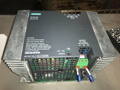 Siemens, power supply, #6EP1437-1SL111, pre-owned, (HEHI-457)
