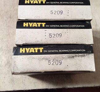 3-HYATT bearings # 5209, NOS, (JFK-100)