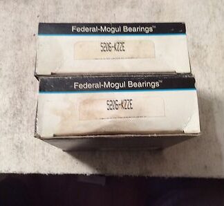 2-Federal Mogul bearings #5206-Kzz, NOS, (JFK-49)
