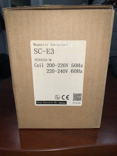 FUJI Electric Contactor #SC-E3, 200-220v, NOS, (HEHI-1072)