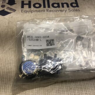Fanuc plug, A63L-0001-0234/S2524M-L, NOS, (KP-1643)