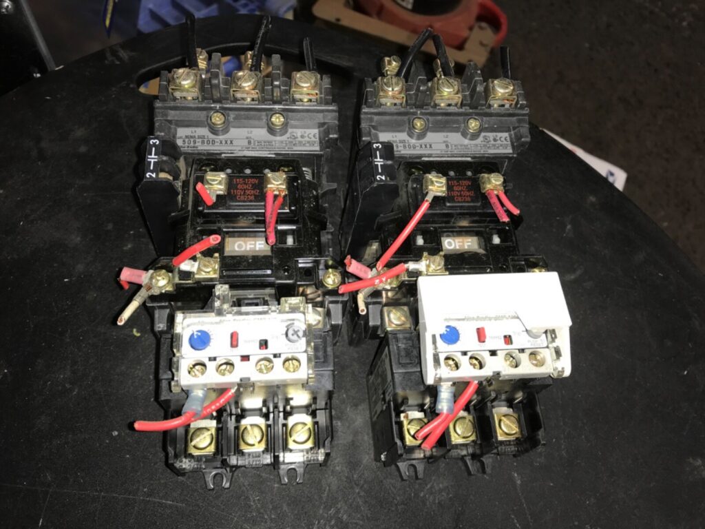 Lot of 2-Allen-Bradley starters, #509-B0D-XXX, B, pre-owned, (DR-4727)