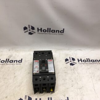 ABB 20amp breaker, SP-9953, 3 pole, pre-owned, (ADI-1475)