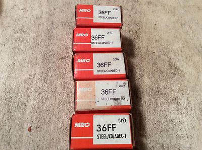 5-MRC bearings #36FF, NOS, (JFK-189)