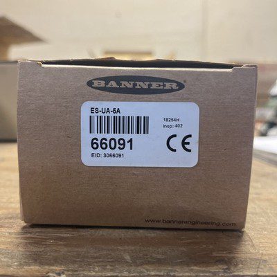 Banner Electric #ES-UA-5A, NOS , HEHI-2749