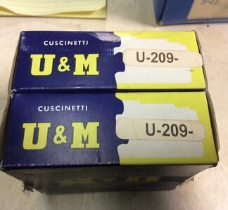 LOT OF 2-U-M-bearings, #U-209-, NOS, (JFK-1025)