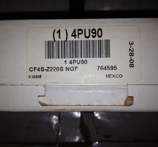 BROWNING MOUNTED BEARINGS, #CF4S-Z220S NGF, 4PU90, NOS, (EN-292)