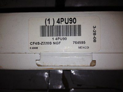 BROWNING MOUNTED BEARINGS, #CF4S-Z220S NGF, 4PU90, NOS, (EN-292)