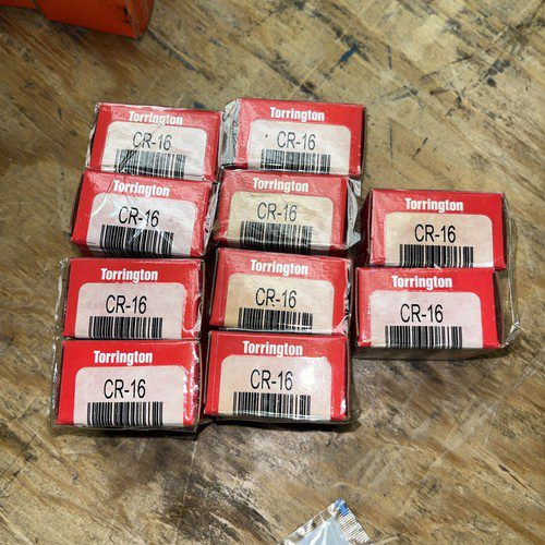 Lot Of 10- Torrington bearings #CR-16, NOS, (DR-1849)
