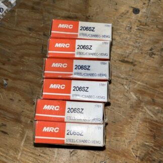 Lot Of 6-MRC Bearings #206SZ, NOS, (DR-1743)