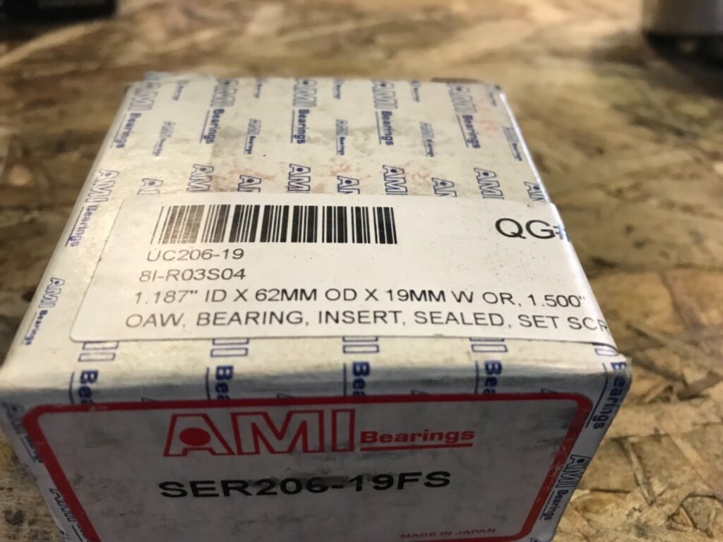 AMI Bearings, #SER206-19FS, NOS, (JFK-1219) - Image 2