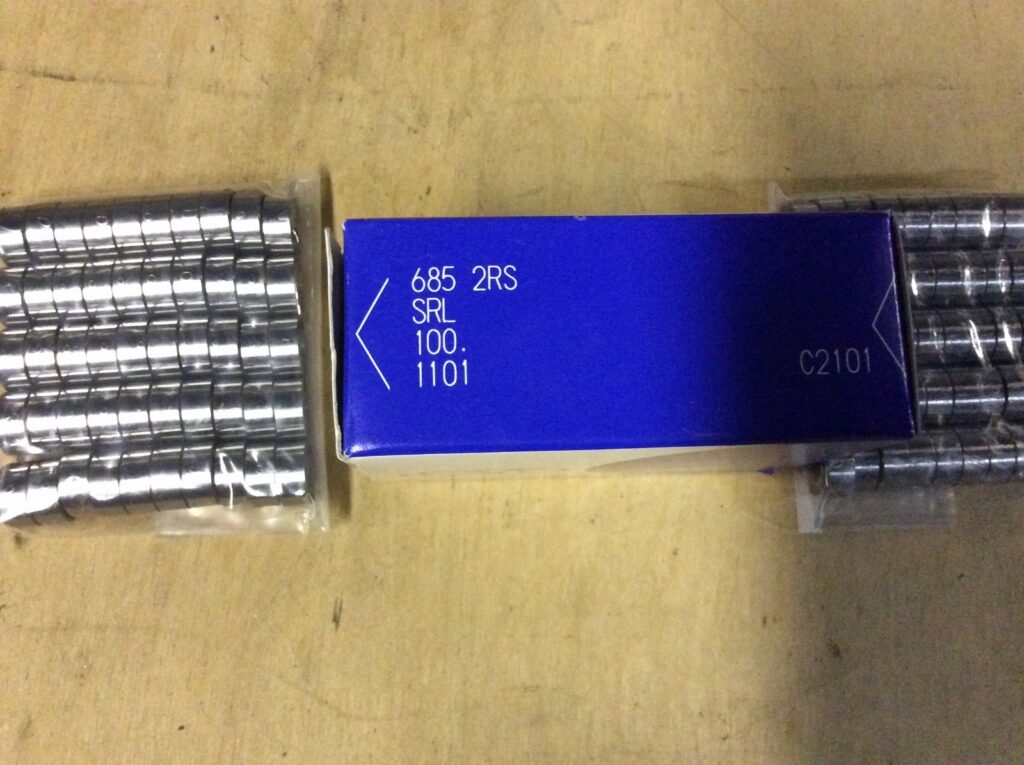 EZO bearings qty 100 per box, #685 2RS SRL 100 1110, NOS, (MOT-32) - Image 2