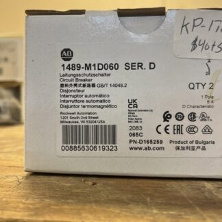 Allen Bradley #1489-M1D060, SER-D, NOS,  (KP-1755)