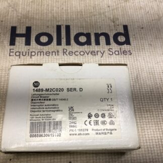 Allen Bradley circuit breaker, 1489-M2C020, SER-D, NOS, (KP-1814)