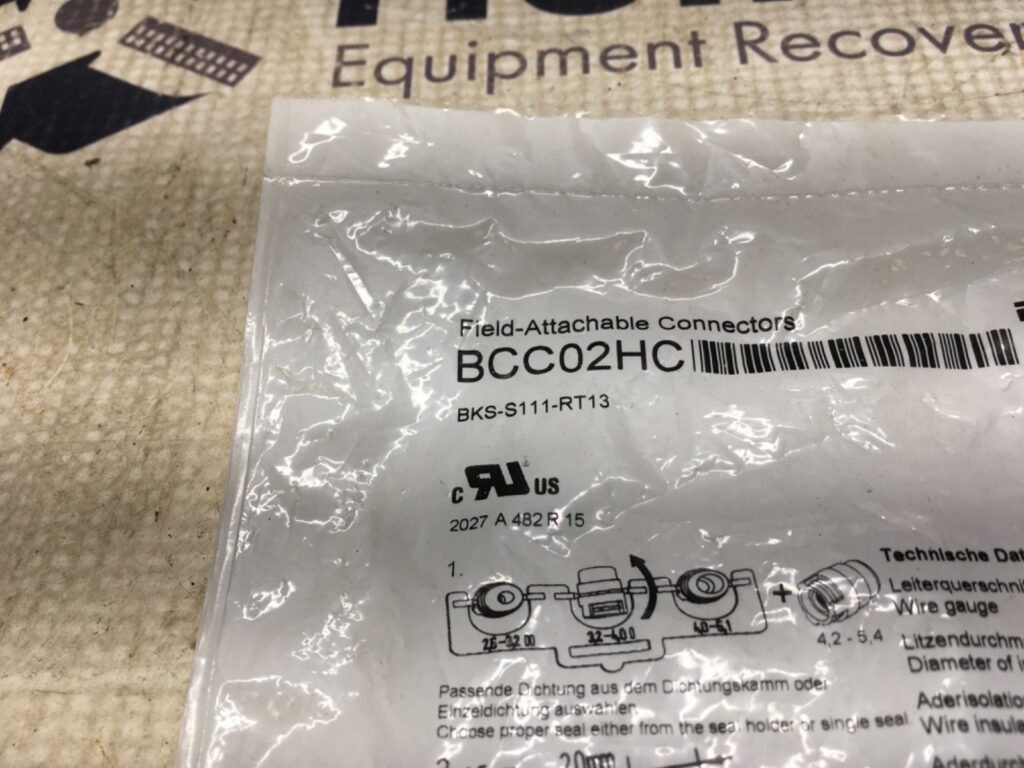 Balluff field attachable connector, BKS-S111-RT13, BCC02HC, NOS, (KP-1876) - Image 2