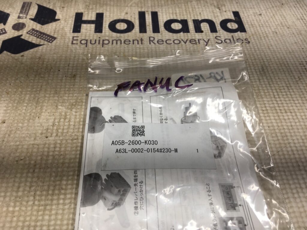FANUC connector plug kit, A05B-2600-K030, NOS, (KP-1871)