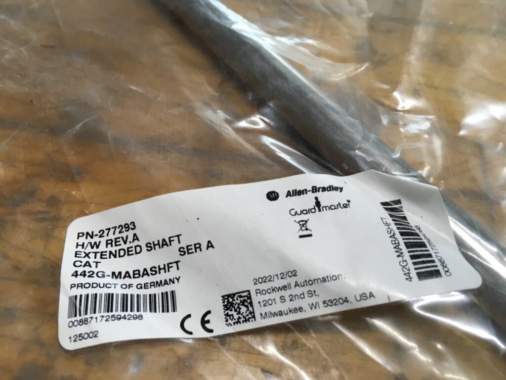 Allen Bradley extended shaft, 442G-MABASHFT, PN-277293, NOS, (KP-2013) - Image 2