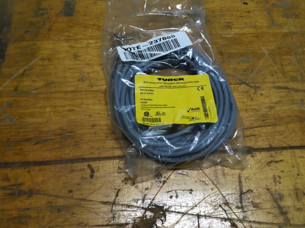 TURCK cable, U2220, WK 4T-6/S101,  NOS, (KP-2024)