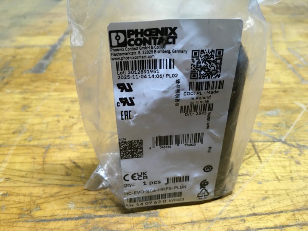 Phoenix contact, HC-EVO-B06-HHFS-PLBK, 1407620, NOS, (KP-2056)