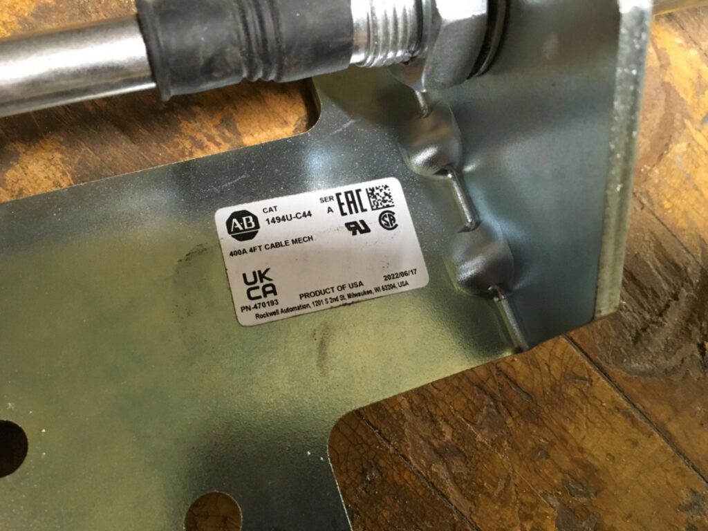 Allen Bradley 1494U-C44, 400A 4FT cable mech, NOS, (KP-2069) - Image 3