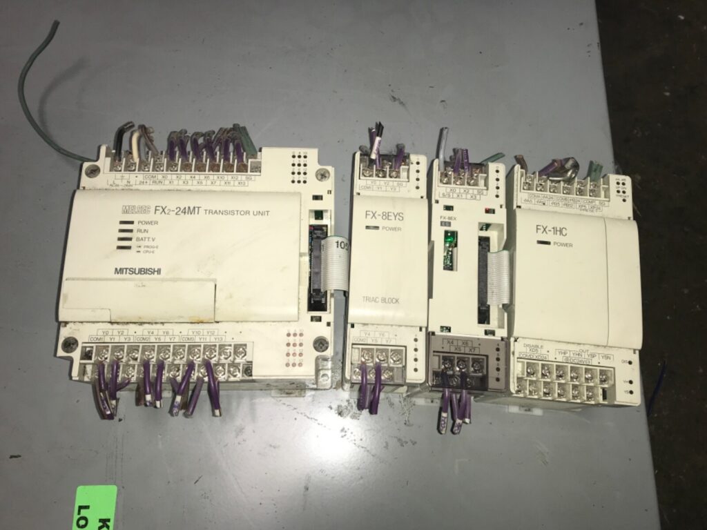MITSUBISHI, #FX2-24MT, #FX-8EYS, pre-owned, (HEHI-282)