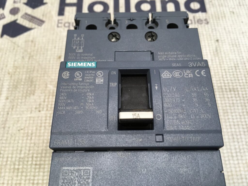 Siemens 15A circuit breaker, 3VA5195-4ED31-0AA0, NOS, (KP-1833) - Image 2
