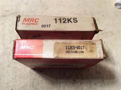 2-MRC bearings #112KS-0017, NOS, (JFK-172)