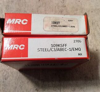 2-MRC bearings #109KSFF, NOS, (JFK-168)