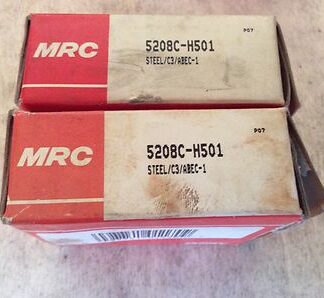 2-MRC bearings #5208C-H501, NOS, (JFK-64)