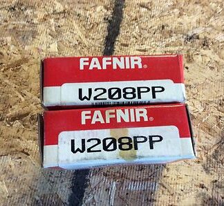 2-Fafnir ball bearings, # W208PP, NOS, (BDR-927)