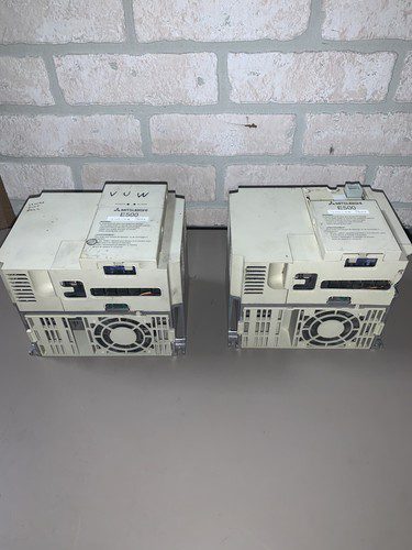 2-MITSUBISHI Drive, #FR-E520-3-7K-NA, For Parts, (HEHI-1256)
