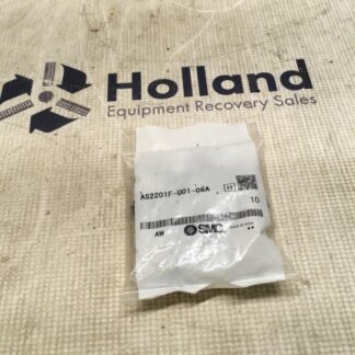 SMC 6mm flow control air fittings, 10pcs, AS2201F-U01-06A, NOS, (KP-1874)