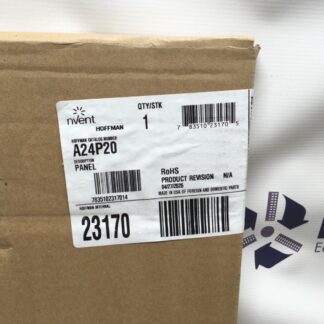 Hoffman internal white panel, A24P20, 7835102317014,   NOS, (KP-2004)