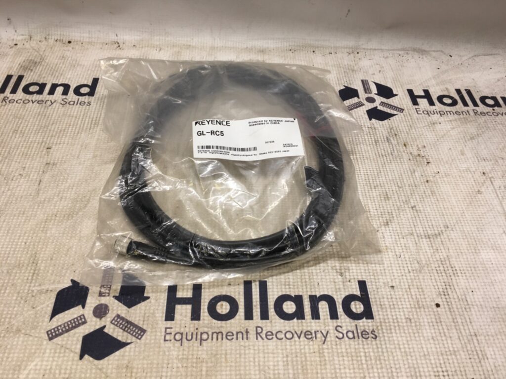 Keyence light curtain cable, GL-RC5, NOS, (KP-1909)